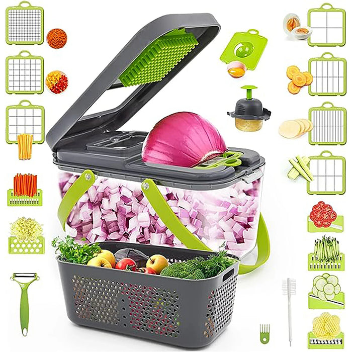 22-in-1 Multifunction Vegetable Cutter & Fruit Slicer