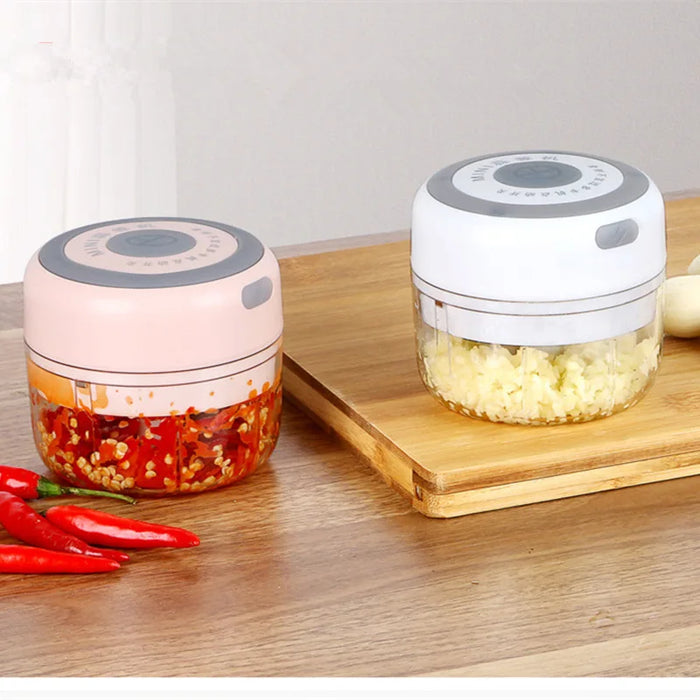 SB Mini Food Processor: Wireless Garlic Masher & Veggie Chopper