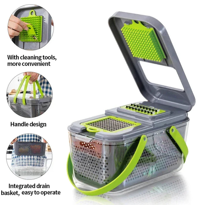 22-in-1 Multifunction Vegetable Cutter & Fruit Slicer