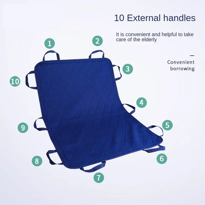 Multifunctional Bedridden Patient Positioning & Incontinence Care Pad