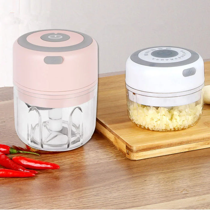 SB Mini Food Processor: Wireless Garlic Masher & Veggie Chopper