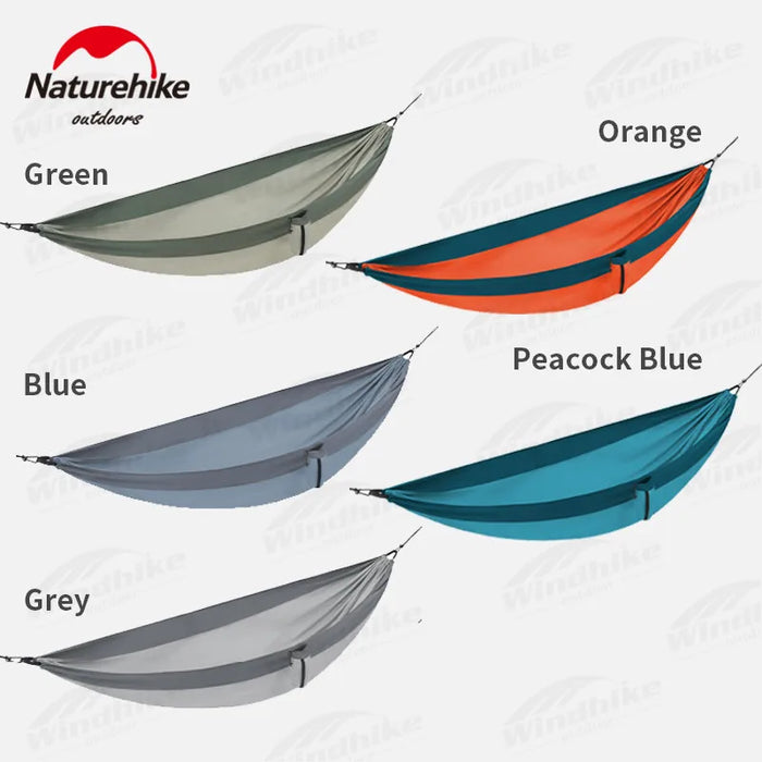 NatureHike Ultralight Camping Swing Hammock: 1-2 Person, 200kg Capacity