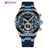 CURREN Men's Waterproof Quartz Watch with Chronograph - Luxurious and Modern Timepiece